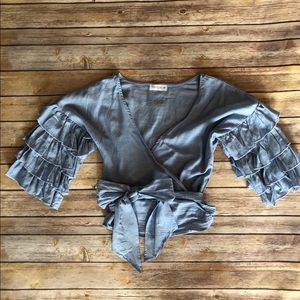 Cropped blouse